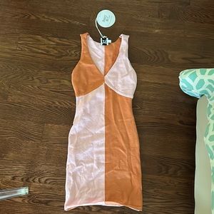 Princess Polly sienna mini Pink and Orange Dress